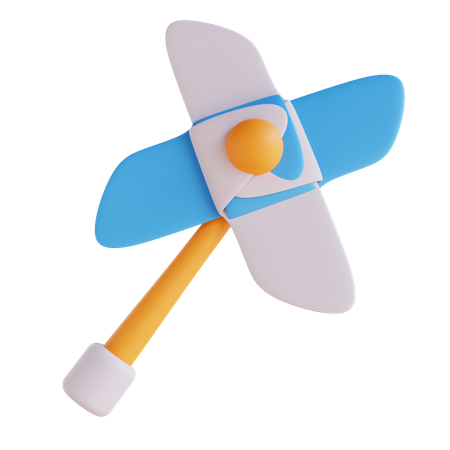 Pinwheel  3D Icon