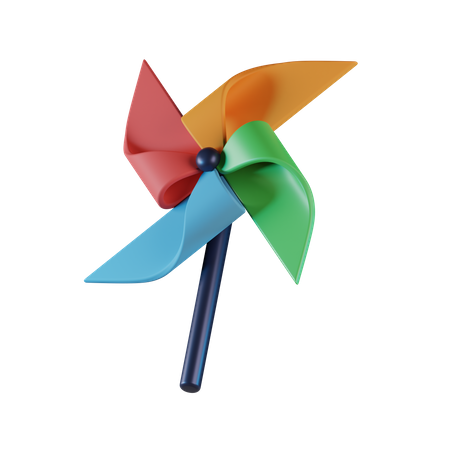 Pinwheel  3D Icon