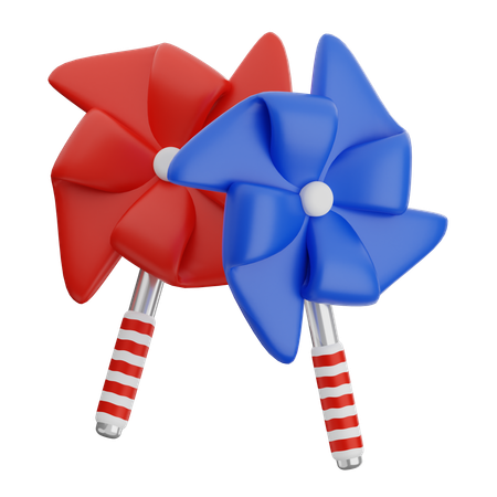 Pinwheel  3D Icon