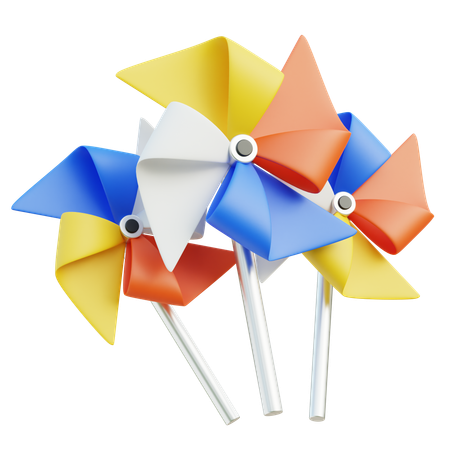 Pinwheel  3D Icon