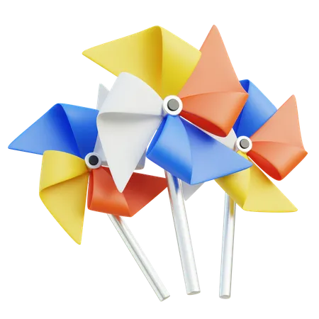 Pinwheel  3D Icon