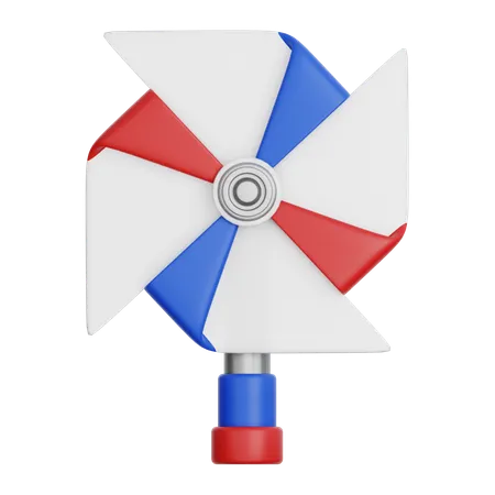 Pinwheel  3D Icon