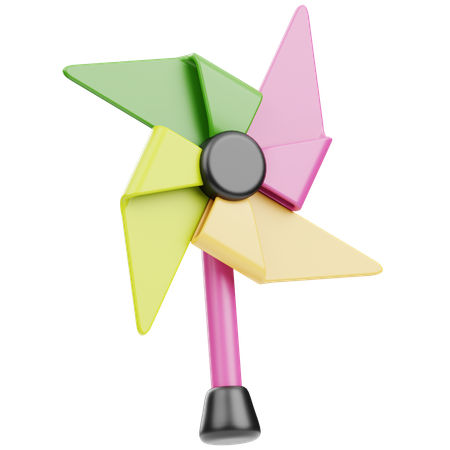 Pinwheel  3D Icon