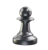 pièce d'échecs pion noir