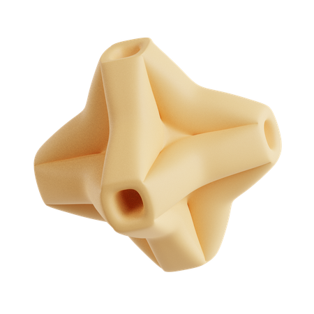 Pipa abstrata  3D Icon