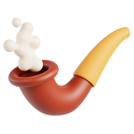 Pipa de cigarrillo  3D Icon