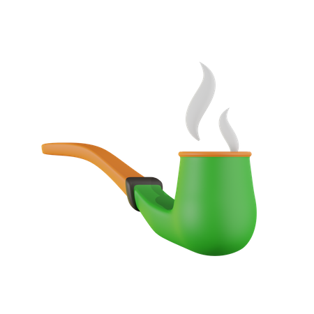 Pipa de humo  3D Icon