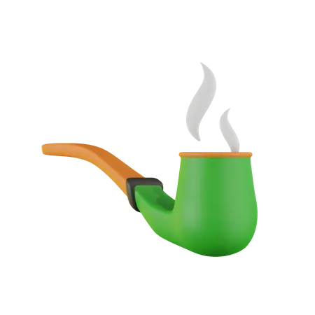 Pipa de humo  3D Icon