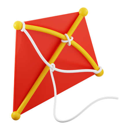 Empinar pipa  3D Icon