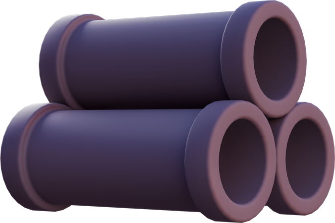 Pipe  3D Icon