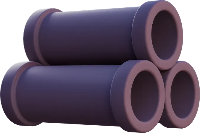 Pipe  3D Icon