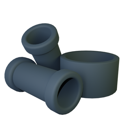 Pipe  3D Icon