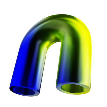 Pipe Abstract Shape  3D Icon