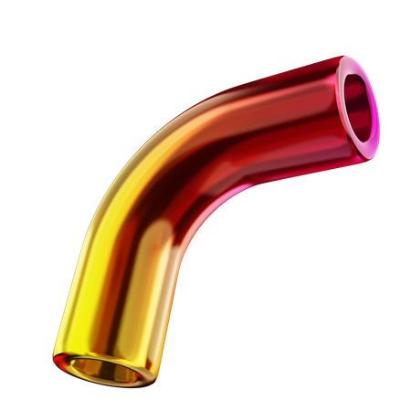 Pipe Abstract Shape  3D Icon