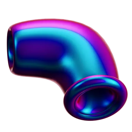 Pipe Abstract Shape 3D Icon