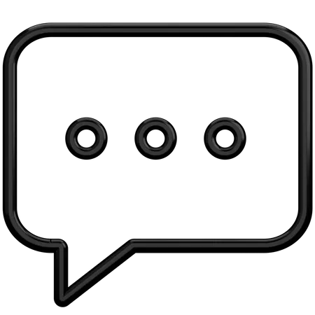 Pipe Bubble Chat  3D Icon