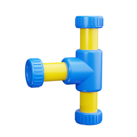 Pipe Plumbing  3D Icon