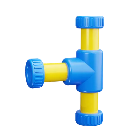 Pipe Plumbing  3D Icon