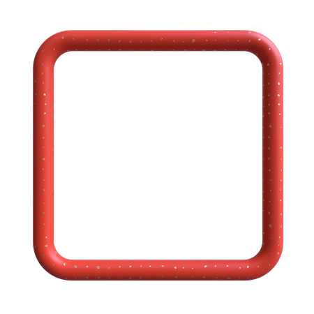 Pipe Rounded Square  3D Icon