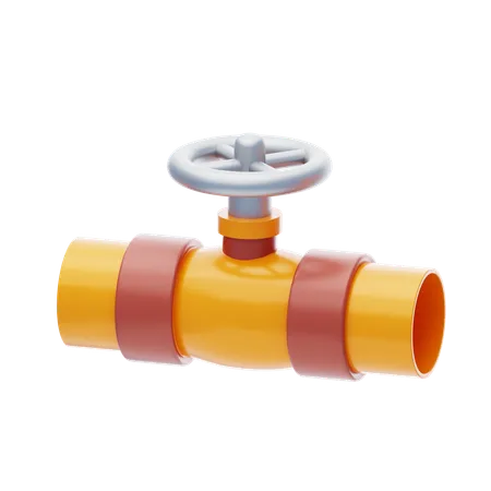 Pipe Valve  3D Icon