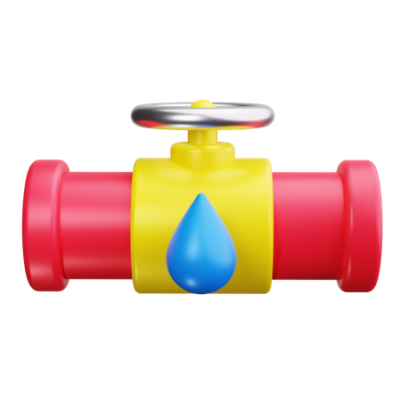 Pipe Valves  3D Icon