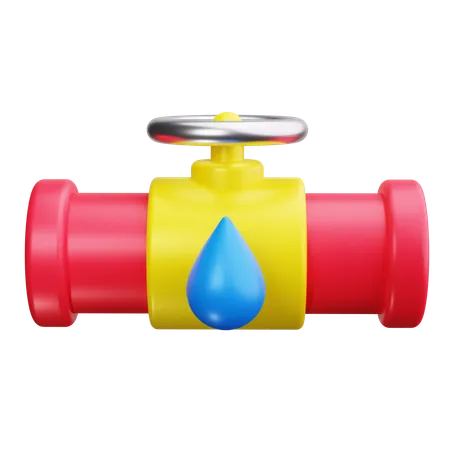 Pipe Valves  3D Icon