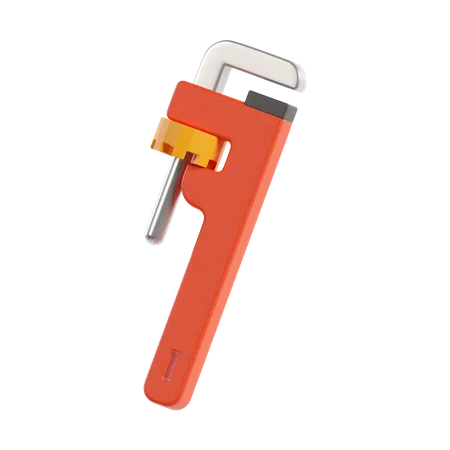 Pipe Wrench  3D Icon