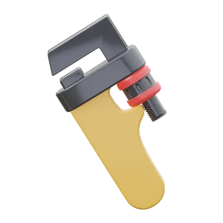 Pipe Wrench  3D Icon