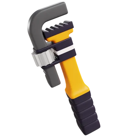 Pipe Wrench  3D Icon