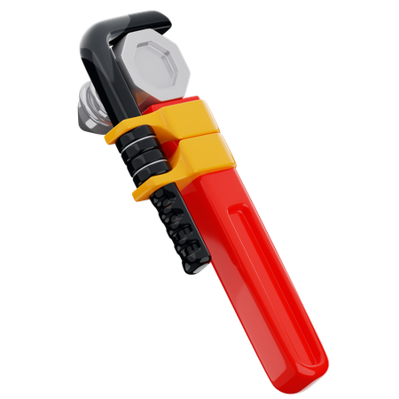 Pipe Wrench  3D Icon