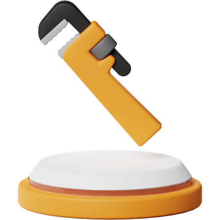 Pipe Wrench  3D Icon