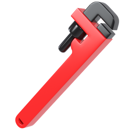 Pipe Wrench  3D Illustration