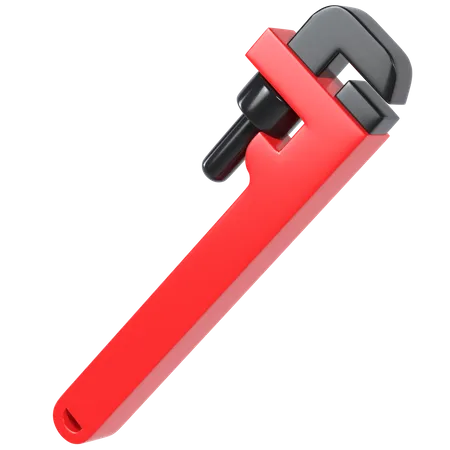 Pipe Wrench  3D Illustration