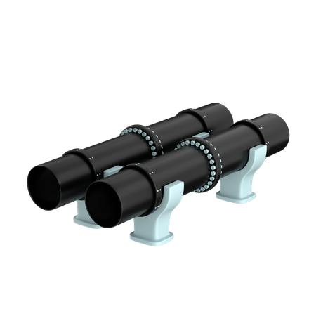Pipes  3D Icon