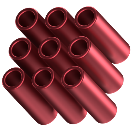 Pipes Abstract Shape  3D Icon