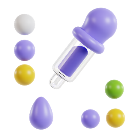 Pipette  3D Icon