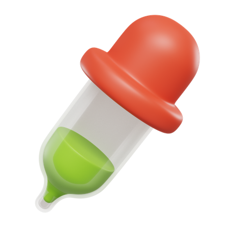 Pipette  3D Icon