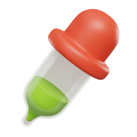 Pipette  3D Icon