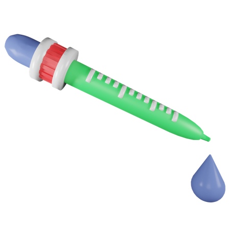 Pipette  3D-Symbol
