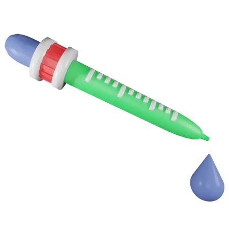 Pipette  3D Illustration