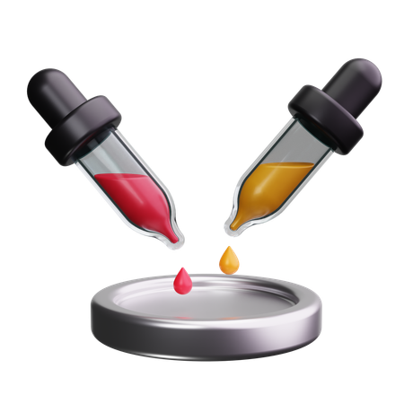 Pipette Flüssigkeit  3D Icon