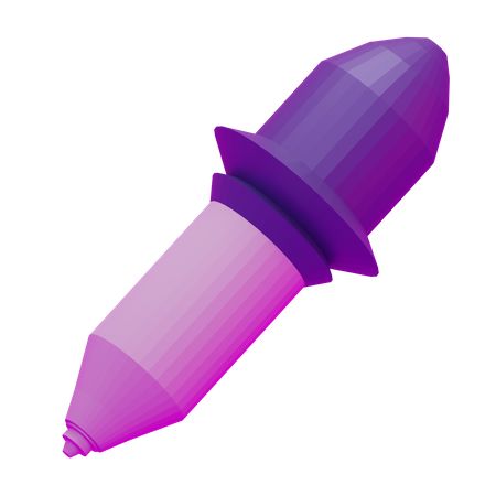 Pipette grundlegende Geometrie  3D Icon