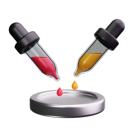 Liquide de pipette  3D Icon