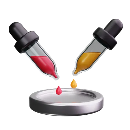 Liquide de pipette  3D Icon