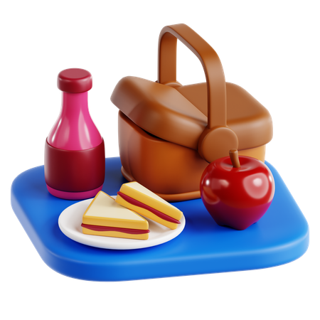 Piquenique  3D Icon