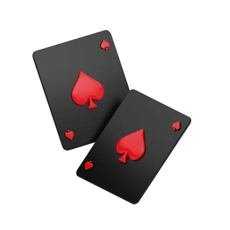 Carte de poker pique  3D Icon