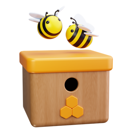 Piqûre d'abeille  3D Icon