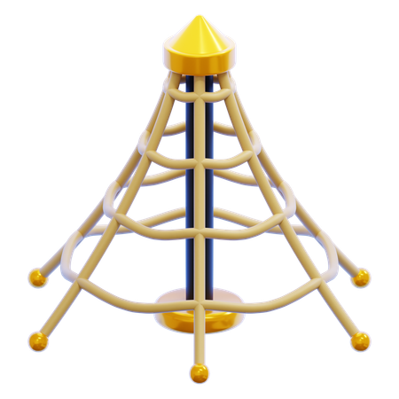 Pirâmide de aranha  3D Icon