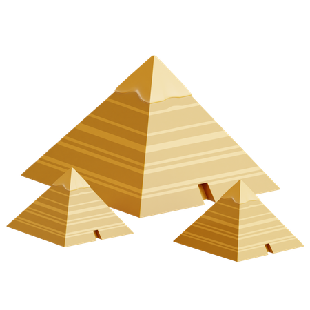 Pirámide de giza  3D Icon