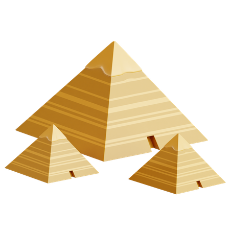 Pirâmide de gizé  3D Icon